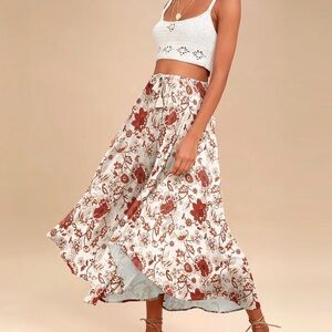Floral Maxi Skirt NWT